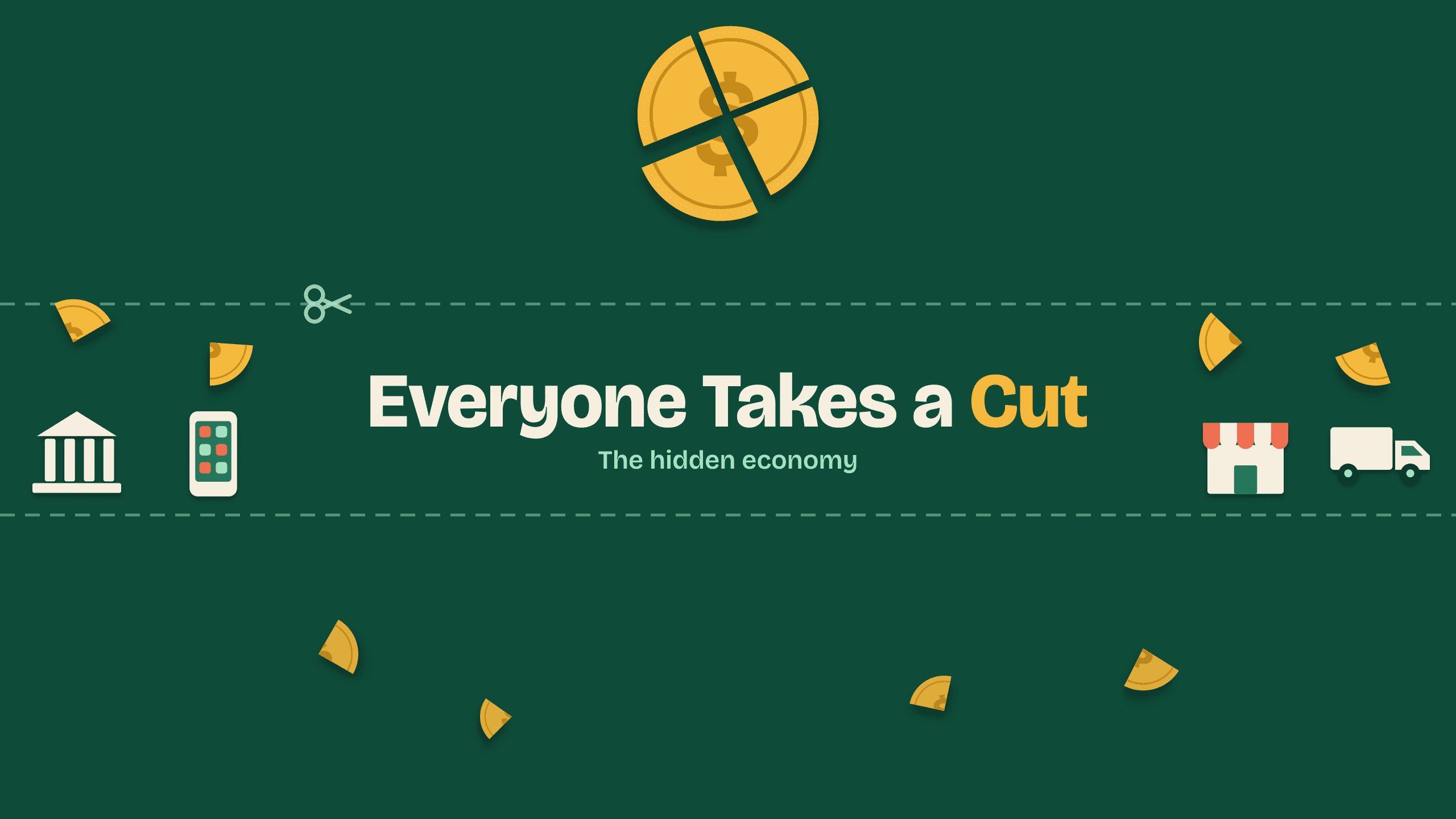 Everyone Takes a Cut channel banner artwork
