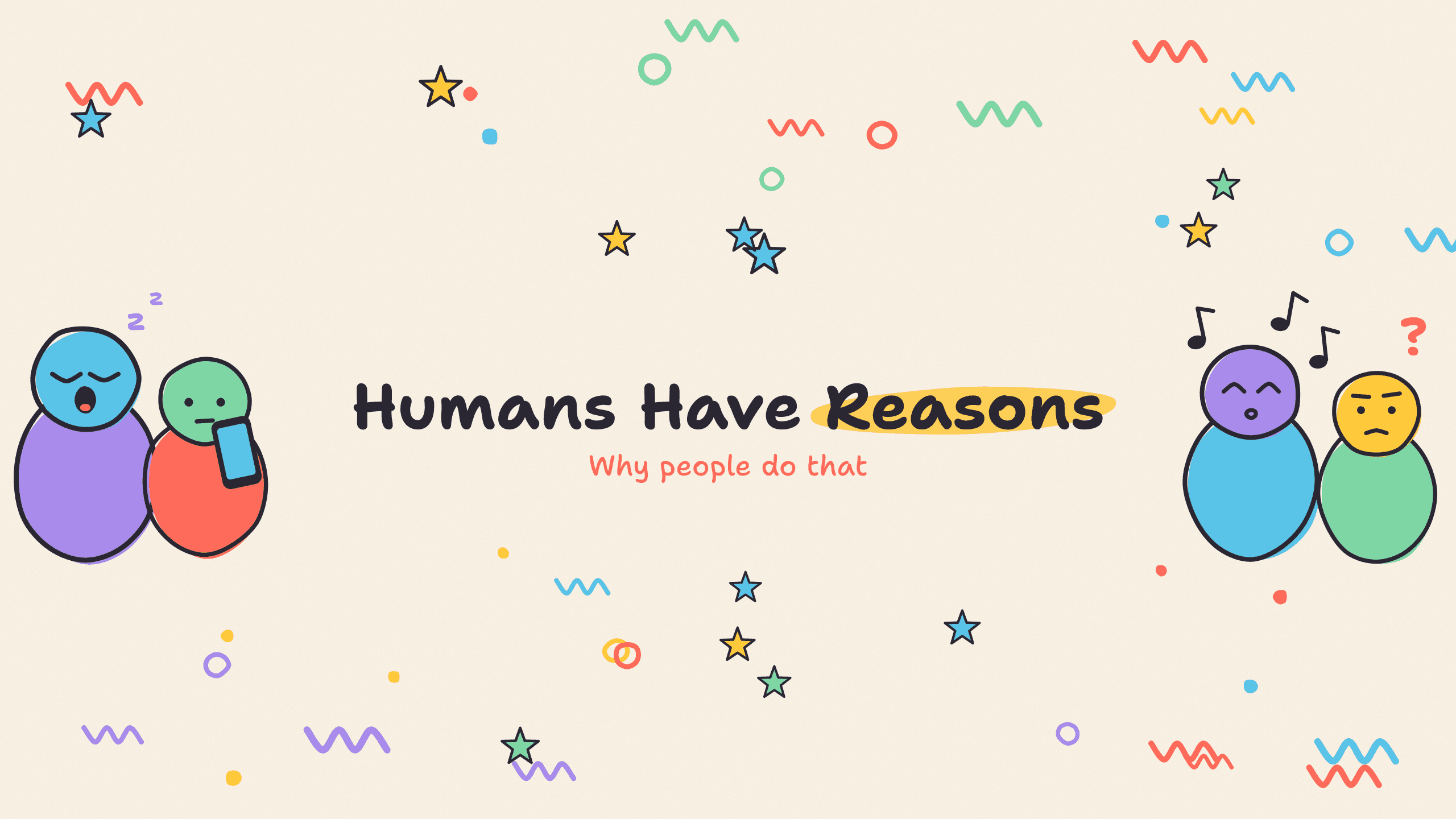 Humans Have Reasons channel banner artwork